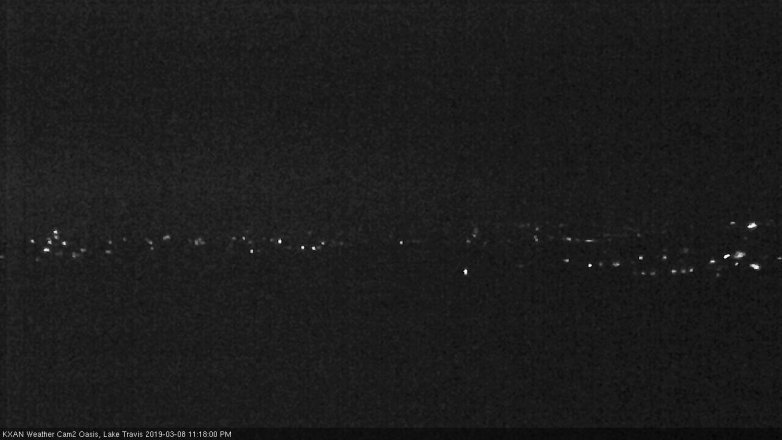 Lake Travis webcam, March 8, 2019 10:20 PM CT