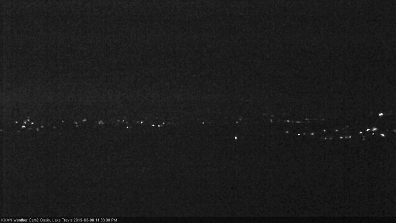 Lake Travis webcam, March 8, 2019 10:35 PM CT