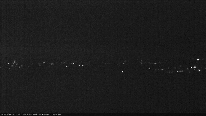 Lake Travis webcam, March 8, 2019 10:40 PM CT