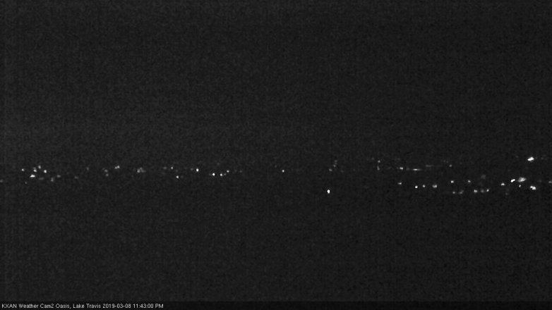 Lake Travis webcam, March 8, 2019 10:45 PM CT