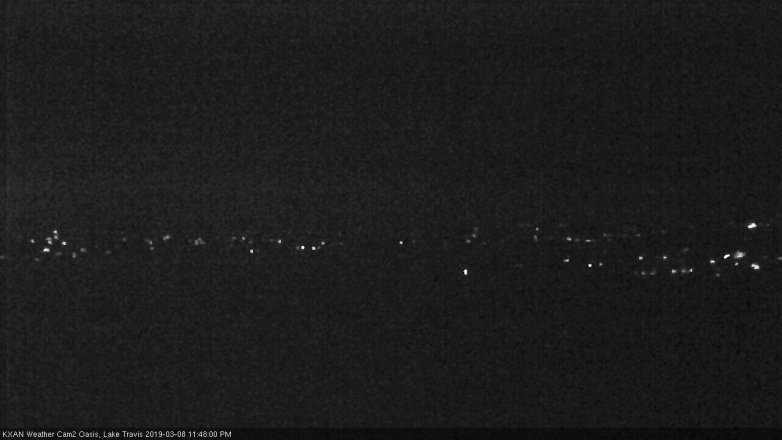 Lake Travis webcam, March 8, 2019 10:50 PM CT