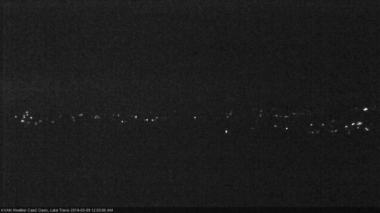 Lake Travis webcam, March 8, 2019 11:05 PM CT