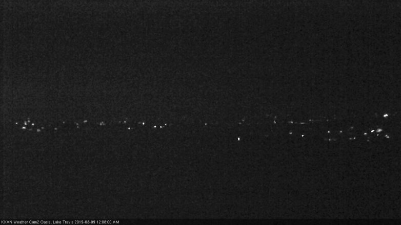 Lake Travis webcam, March 8, 2019 11:10 PM CT