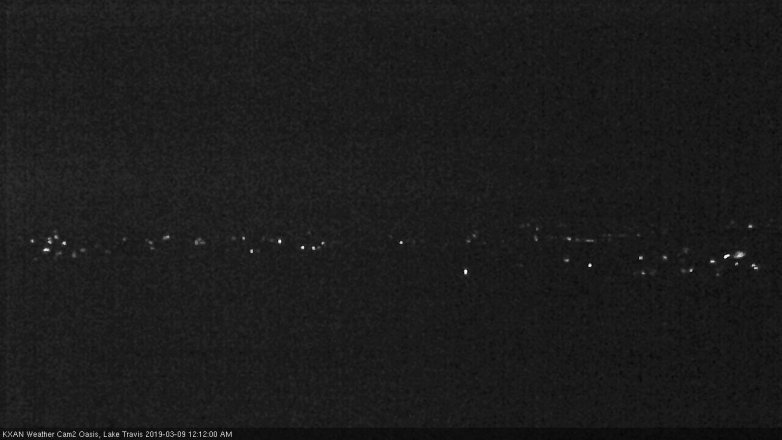 Lake Travis webcam, March 8, 2019 11:15 PM CT