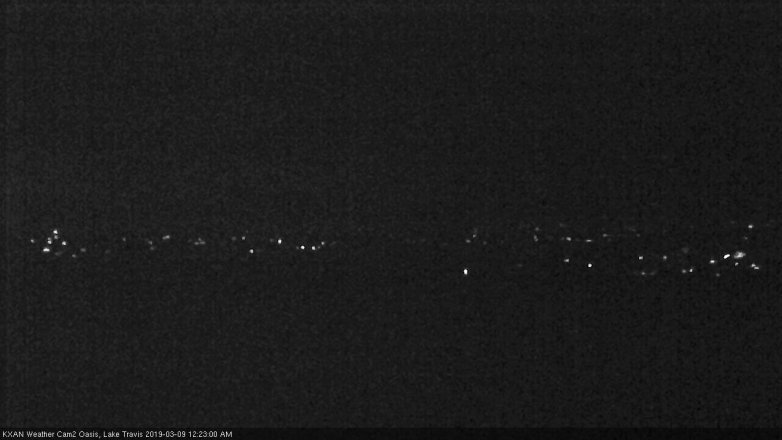 Lake Travis webcam, March 8, 2019 11:25 PM CT