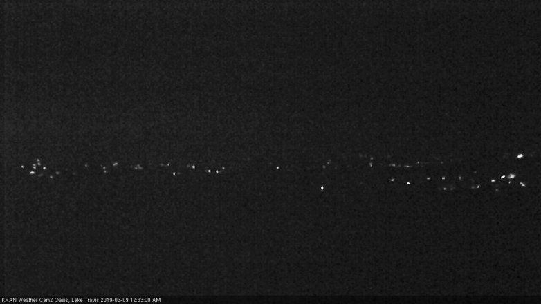 Lake Travis webcam, March 8, 2019 11:35 PM CT