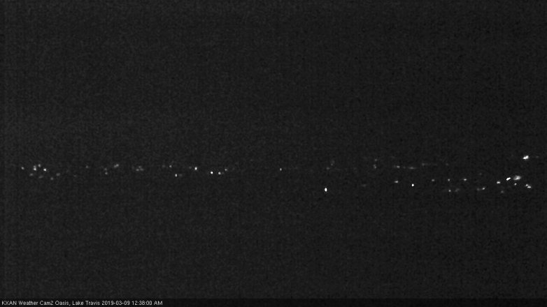 Lake Travis webcam, March 8, 2019 11:40 PM CT