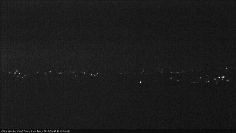 Lake Travis webcam, March 8, 2019 11:45 PM CT