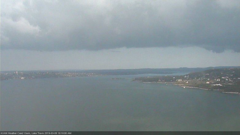 Lake Travis webcam, March 9, 2019 9:20 AM CT