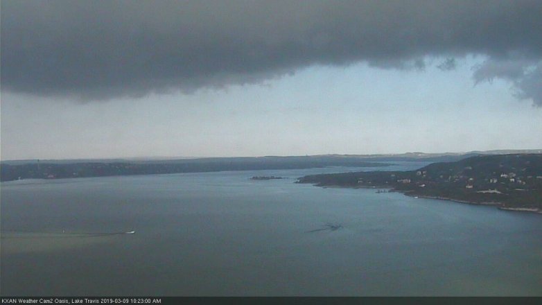 Lake Travis webcam, March 9, 2019 9:25 AM CT