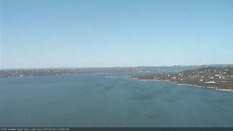 Lake Travis webcam, March 9, 2019 10:30 AM CT