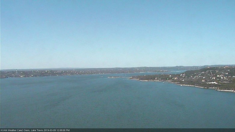 Lake Travis webcam, March 9, 2019 11:10 AM CT