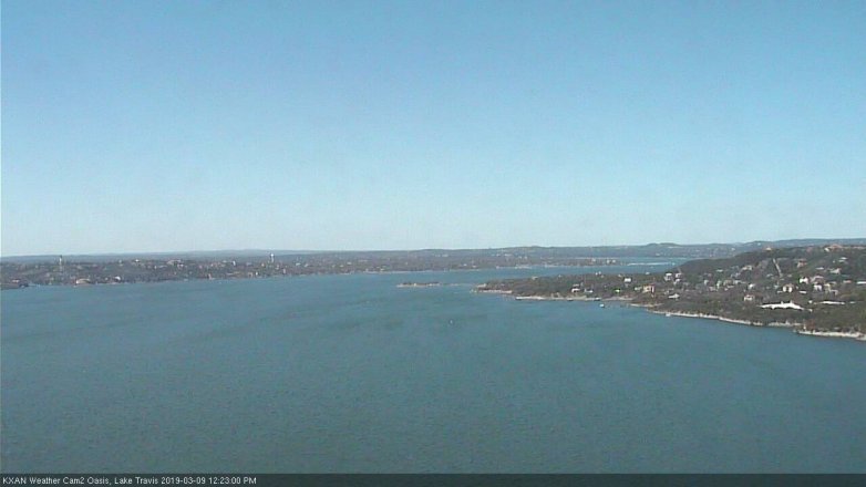 Lake Travis webcam, March 9, 2019 11:25 AM CT