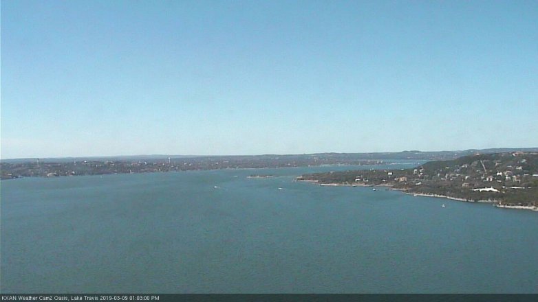 Lake Travis webcam, March 9, 2019 12:05 PM CT