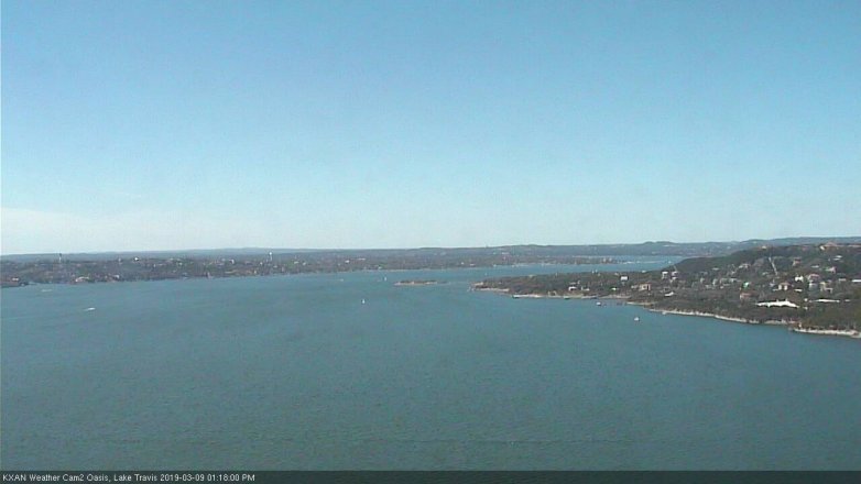 Lake Travis webcam, March 9, 2019 12:20 PM CT