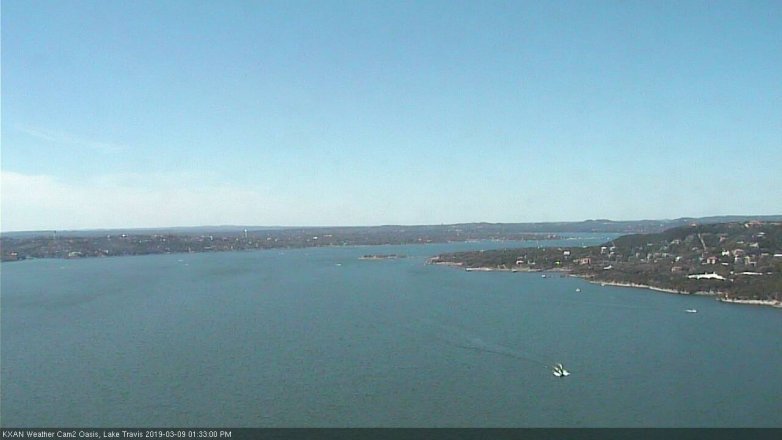 Lake Travis webcam, March 9, 2019 12:35 PM CT
