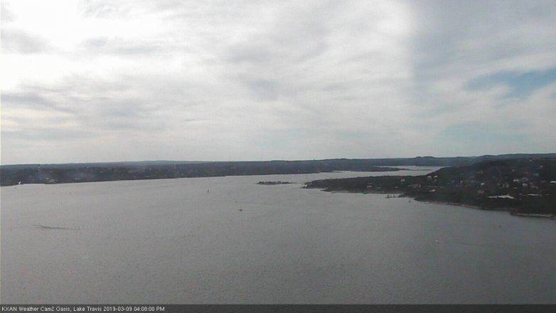 Lake Travis webcam, March 9, 2019 3:10 PM CT