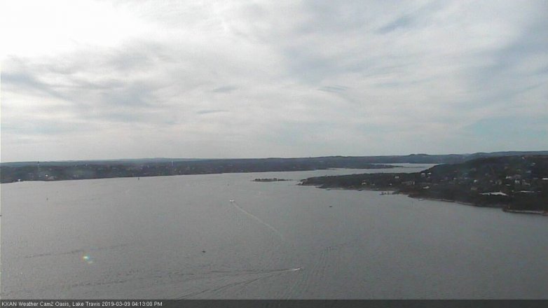 Lake Travis webcam, March 9, 2019 3:15 PM CT