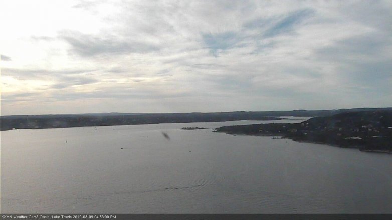 Lake Travis webcam, March 9, 2019 3:55 PM CT
