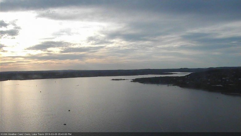 Lake Travis webcam, March 9, 2019 4:45 PM CT