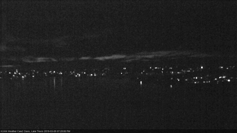 Lake Travis webcam, March 9, 2019 6:30 PM CT