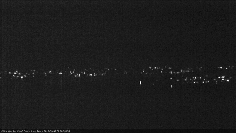 Lake Travis webcam, March 9, 2019 7:30 PM CT