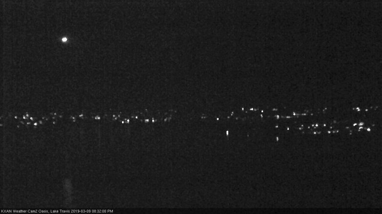 Lake Travis webcam, March 9, 2019 7:35 PM CT