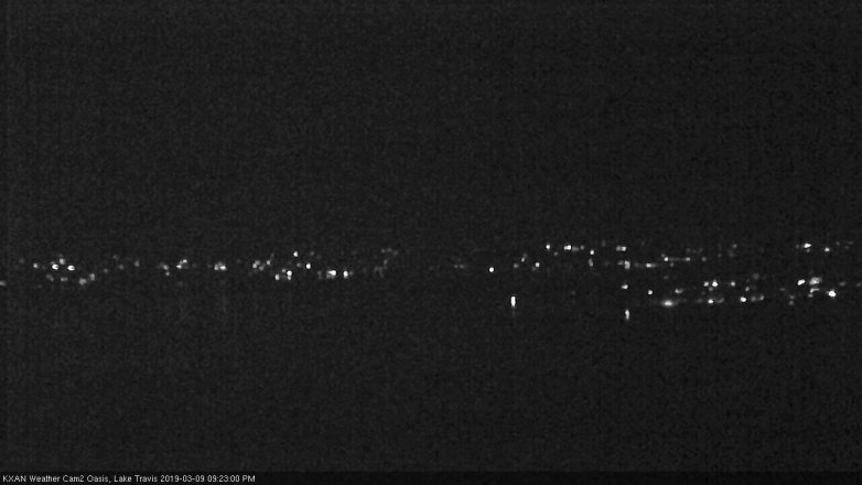 Lake Travis webcam, March 9, 2019 8:25 PM CT