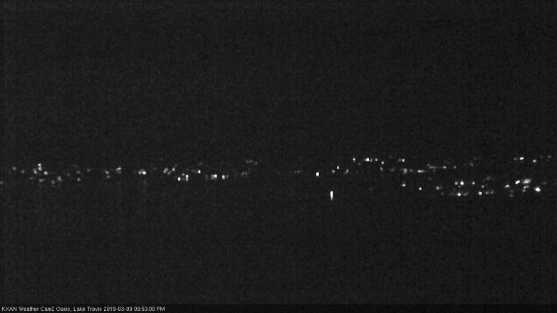 Lake Travis webcam, March 9, 2019 8:55 PM CT
