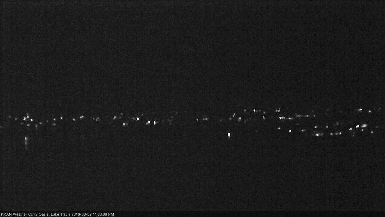 Lake Travis webcam, March 9, 2019 10:10 PM CT