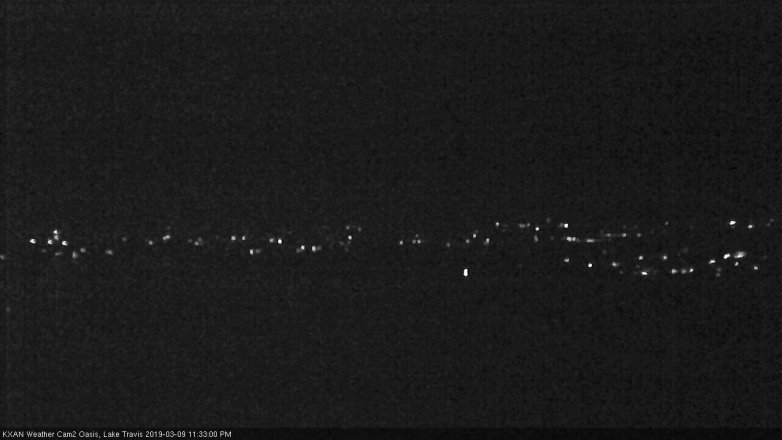 Lake Travis webcam, March 9, 2019 10:35 PM CT