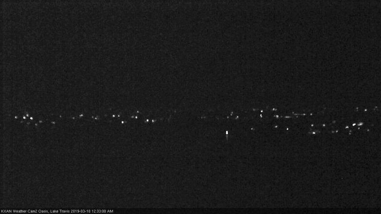 Lake Travis webcam, March 9, 2019 11:35 PM CT