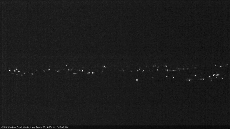Lake Travis webcam, March 9, 2019 11:50 PM CT