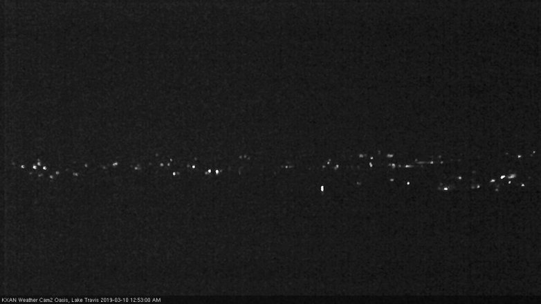 Lake Travis webcam, March 9, 2019 11:55 PM CT