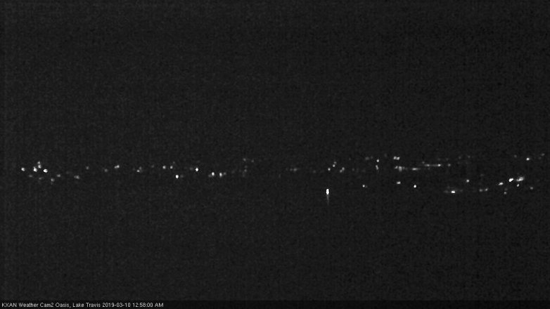 Lake Travis webcam, March 9, 2019 12:00 AM CT