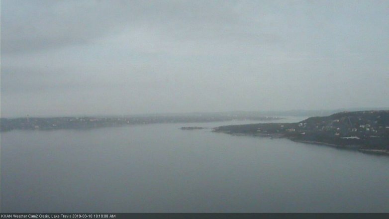 Lake Travis webcam, March 10, 2019 9:20 AM CT