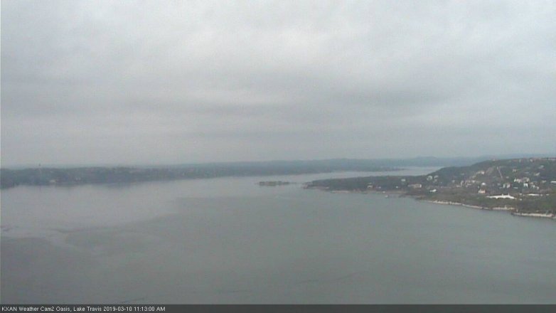 Lake Travis webcam, March 10, 2019 10:15 AM CT