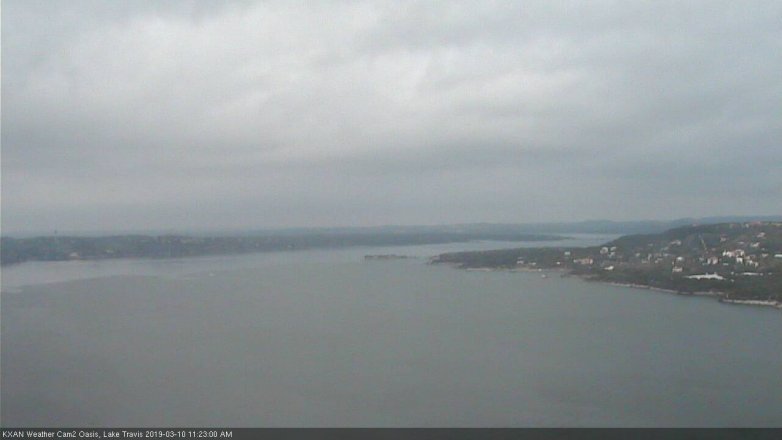 Lake Travis webcam, March 10, 2019 10:25 AM CT