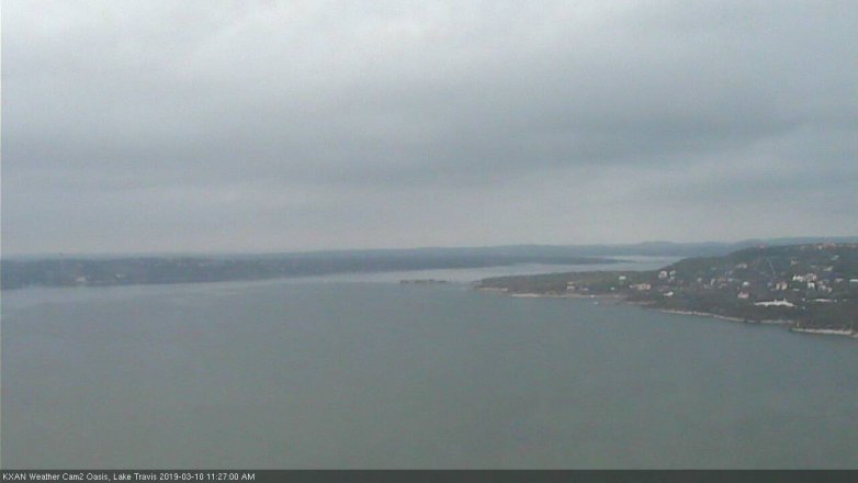 Lake Travis webcam, March 10, 2019 10:30 AM CT