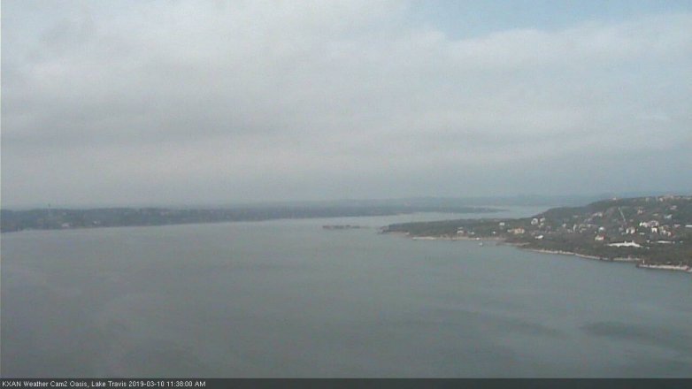 Lake Travis webcam, March 10, 2019 10:40 AM CT