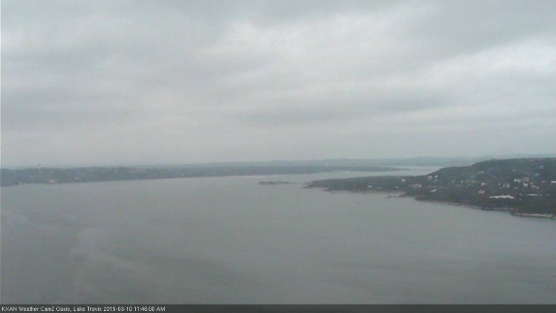 Lake Travis webcam, March 10, 2019 10:50 AM CT