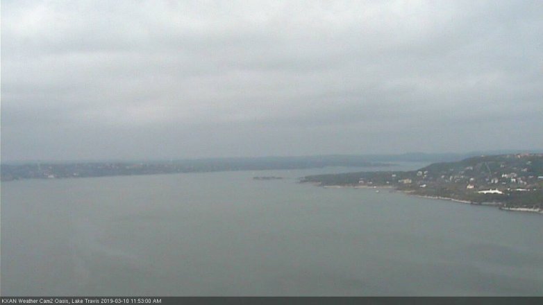 Lake Travis webcam, March 10, 2019 10:55 AM CT