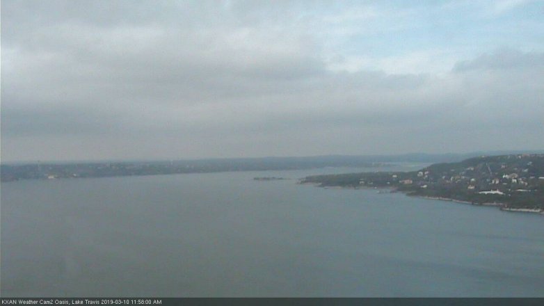 Lake Travis webcam, March 10, 2019 11:00 AM CT