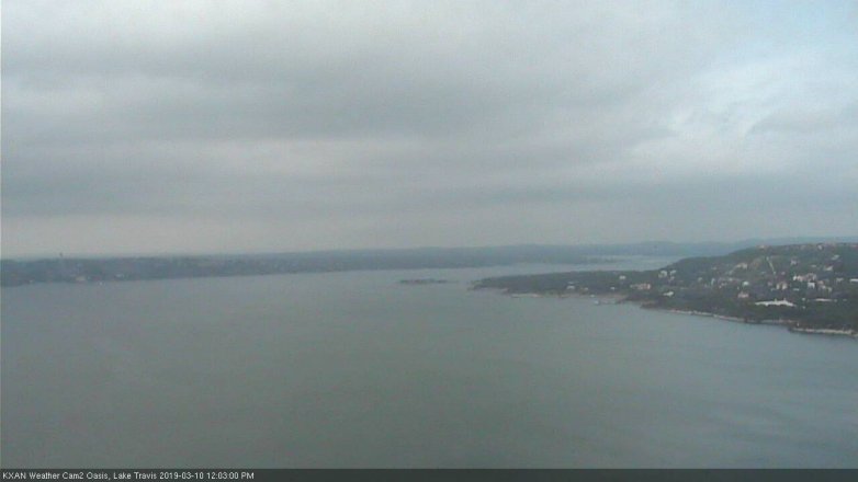 Lake Travis webcam, March 10, 2019 11:05 AM CT