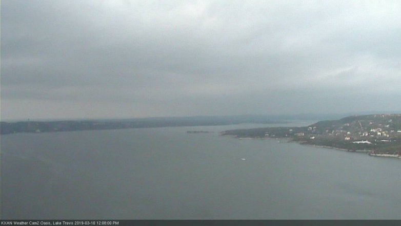 Lake Travis webcam, March 10, 2019 11:10 AM CT