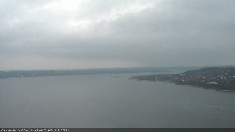 Lake Travis webcam, March 10, 2019 11:20 AM CT