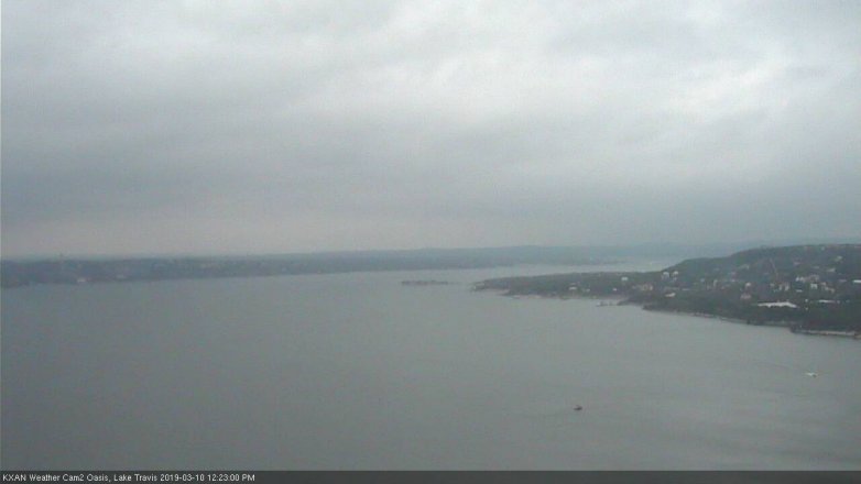 Lake Travis webcam, March 10, 2019 11:25 AM CT