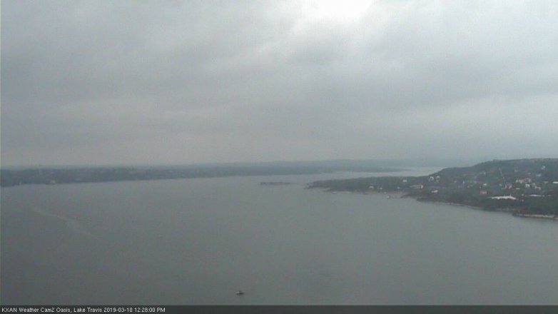 Lake Travis webcam, March 10, 2019 11:30 AM CT