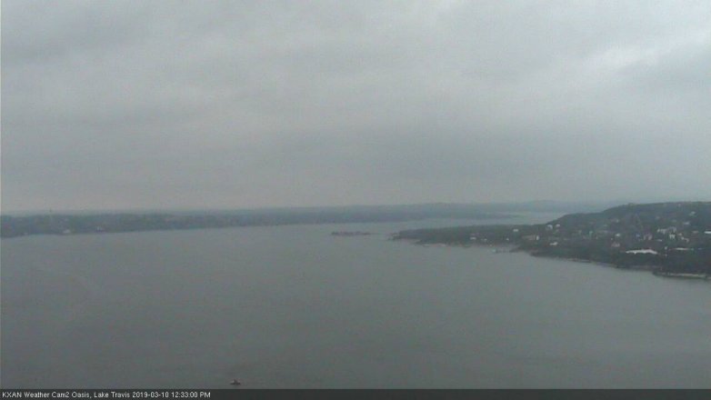 Lake Travis webcam, March 10, 2019 11:35 AM CT