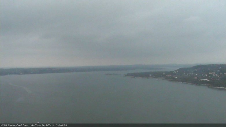 Lake Travis webcam, March 10, 2019 11:40 AM CT